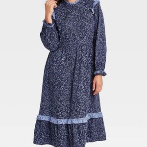 Universal Thread Floral/Leaf pattern dress 👗